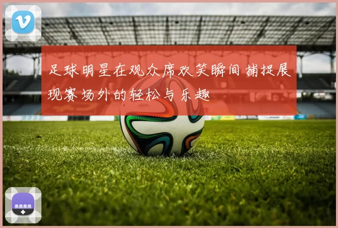 足球明星在观众席欢笑瞬间捕捉展现赛场外的轻松与乐趣